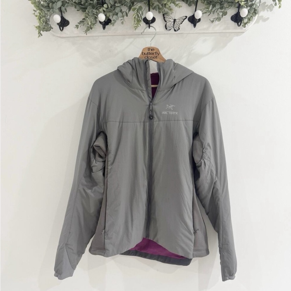 Arc'teryx Atom Grey Full Zip Hooded Jacket XL CP womens